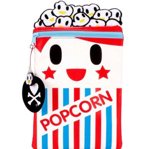 POPCoRN PENCiL Cell Phone CAsE Money PuRSE ZiP BAG